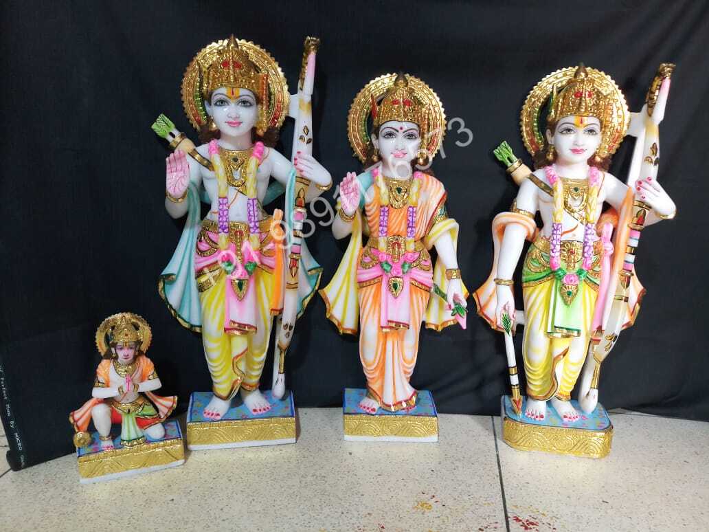 RAM DARBAR 3 FEET IN MAKRANA MARBLE